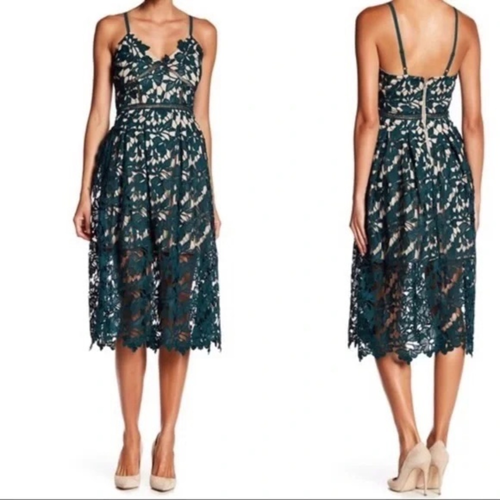 Emerald Lace Dress by Love.. Ady